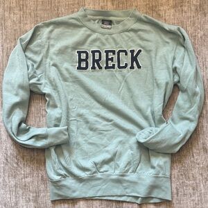 Breckenridge Green Sweater Breck